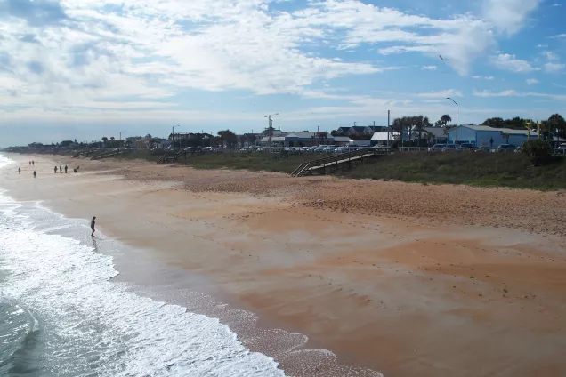 A beach in the city of Flagler Beach in Florida, USA. Photo: Chad Boda.